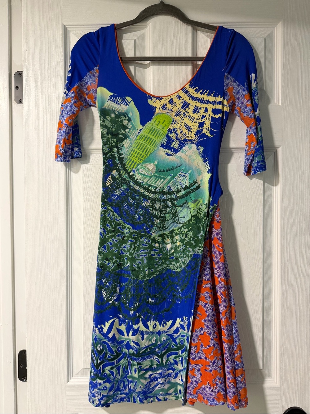 Save the Queen Mesh Viscose Dress